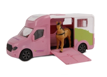 Pink Kids Globe Horse Truck with Horse