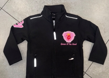 Kids Pink Scania V8 Soft Shell Jacket